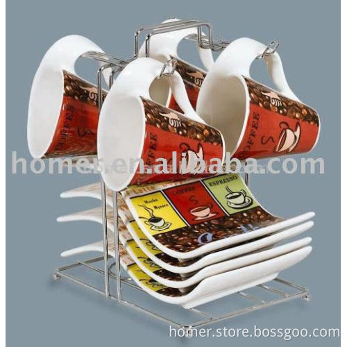 HMN0036 200cc new bone china Cup and Saucer